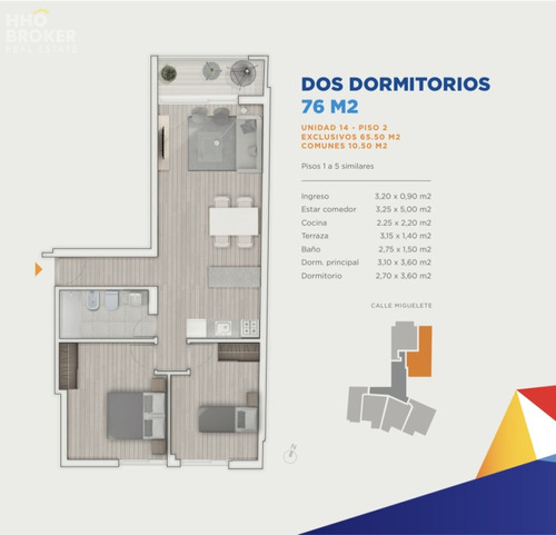 Edificio Gala Pop, Venta Departamento A Estrenar, 2 Dor.  Tres Cruces,  Montevideo.