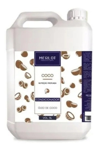  Condicionador Coconut Nutrição Profunda 5lt Merlot