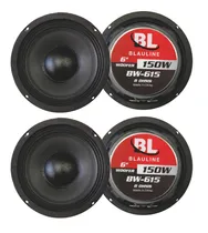 Comprar 2 Parlantes Woofer Medios 6 Blauline Bw 615 150w 8 Ohms Cjf