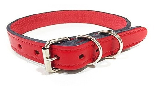 Collar De Cuero Autentico Para Perros Mascotas - Talla Xl