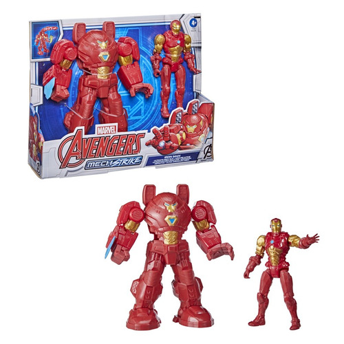 Imagen 3 de 5 de Hasbro Avengers Mech Strike - Iron Man Con Armadura