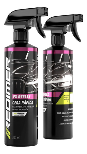 Cera Rápida Para Auto Fx Reflex - Redimer 500ml