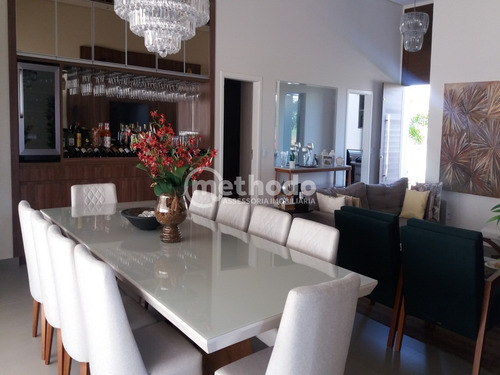 Tamboré - Jaguariúna. Casa Novinha, Térrea Com 233 M² De Construção, Condomínio De Alto Padrão, Com Toda Comodidade - Ca00861 - 68211041