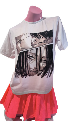 Franela Shingeki No Kyojin Eren Anime Unisex Por Encargo 