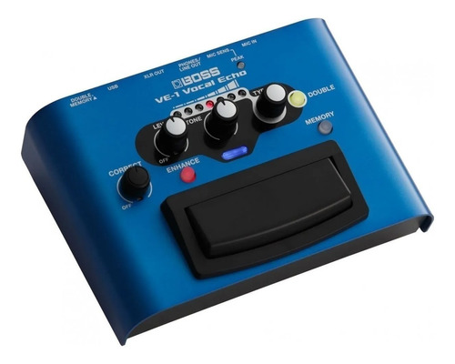 Pedal de efecto Boss Vocal Effects Vocal Echo VE-1  azul