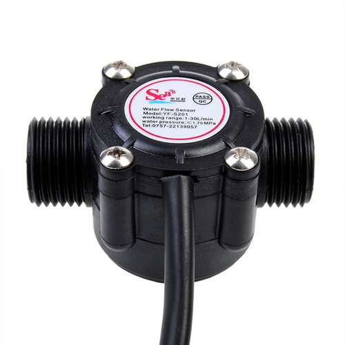 Sensor De Fluxo Vazão De Água Yf-s201 Arduino