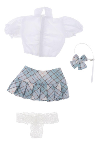 Figura A Escala 1/6, Traje De Muñeca, Ropa, Camisa Azul