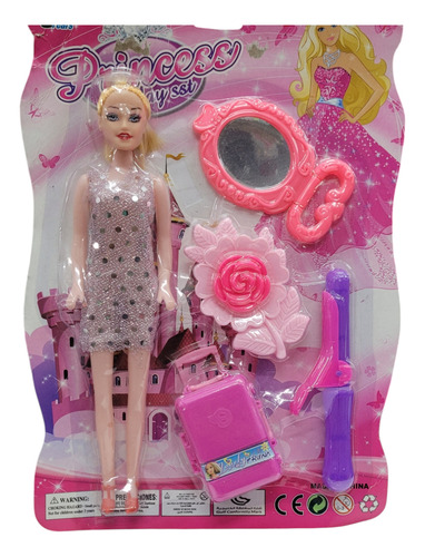Muñeca Princesa Más Accesorios Niña!
