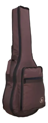 Bag JPG Violão Folk Nylon 600 Bolso Cargo Extra Marrom