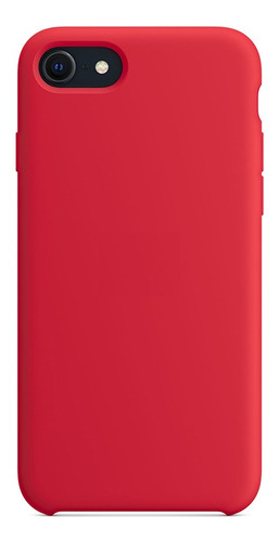 Funda Silicon Alta Calidad Para iPhone 7 & 8 Rojo E/g