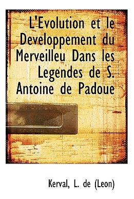 Libro L' Volution Et Le D Veloppement Du Merveilleu Dans ...