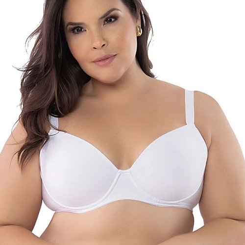 Soutien Sosten Sutien Con Push Up Delrio Blanco +regalo