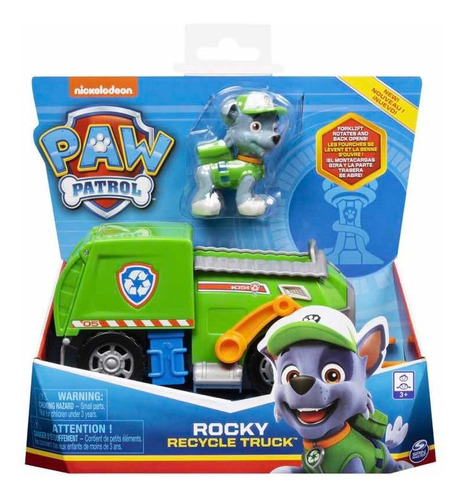 Paw Patrol Rocky Recycle Truck Camion De Reciclaje Original