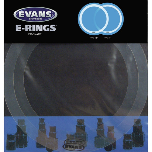 Evans Ersnare Dumpers Para Redoblante 14 E-rings X2.