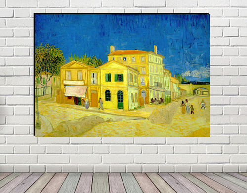 Cuadro Decorativo La Casa Amarilla Van Gogh