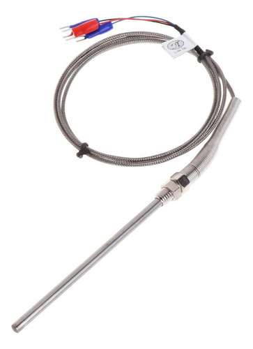 Rtd Pt100 Sensor De Temperatura Rosca Cable M8 Termopar 1m