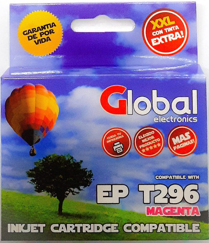 Cartucho Global Ep T296 Colores + Ep T297 Negro