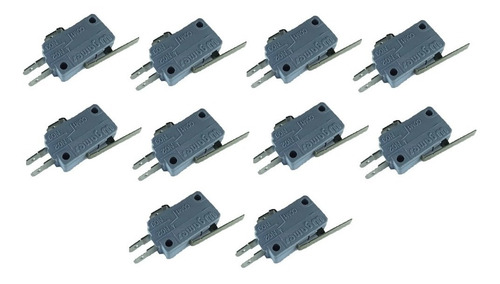  10 Micro Switch Para Palanca Arcade Ideal Para Maquinitas