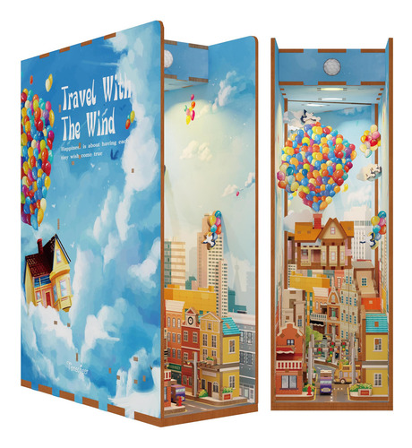 Tonecheer Kit De Rincón De Libro 3d Para Estantería Ews