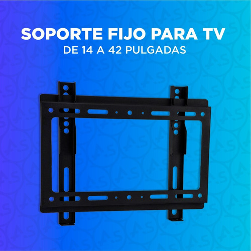 Imagen 3 de 10 de Soporte Para Tv Monitor Pared Fijo Lcd Led Universal 14 A 42
