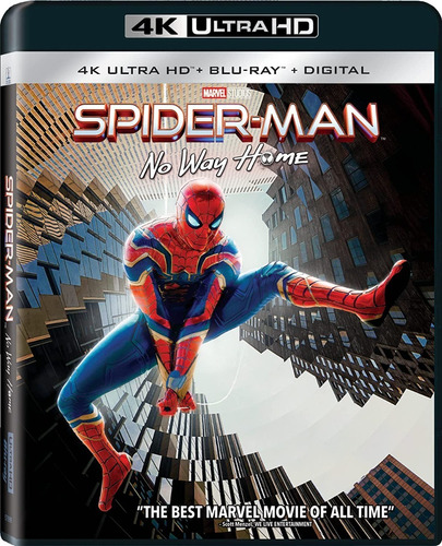 4k Uhd + Blu-ray Spiderman No Way Home / Sin Camino A Casa