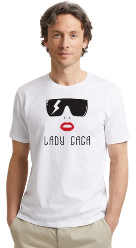 Remera  Lady Gaga - Algodón - Unisex - Diseño Estampado B2