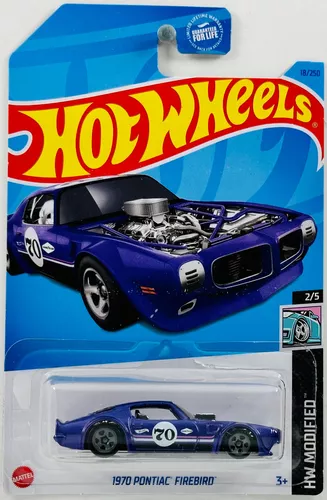 Carrinho Hot Wheels 70s Van Palavra Cruzada Azul Escuro