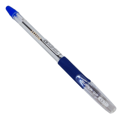 Boligrafo Pilot Super Gp Tapa Fino 0.7 Azul Grip Pieza