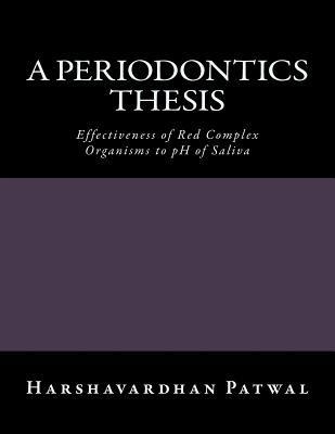 Libro A Periodontics Thesis : Effectiveness Of Red Comple...