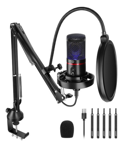 Microfono Neewer Cm20 Usb Con Accesorios 