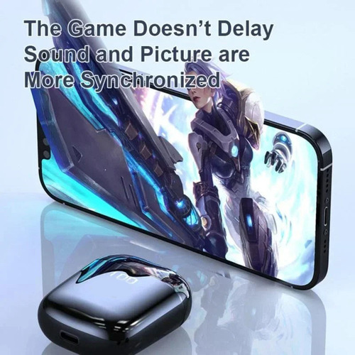Fones De Ouvido Bluetooth Power Display Touch Control Com Mi