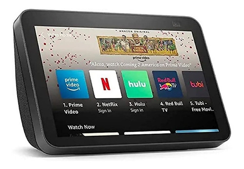 Amazon ECHO SHOW Echo Show 8 2nd Gen con asistente virtual Alexa, pantalla integrada de 8" negro 110V/240V