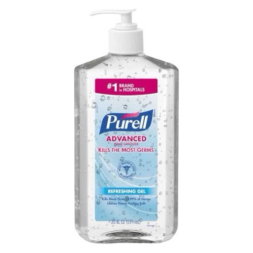 Purell Gel Antibacterial Con Dosificados 3691-12 12 Piezas