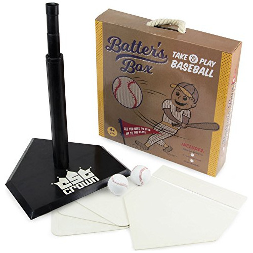 K-roo Sports Batter's Box Take &amp; Play Baseball - Deluxe