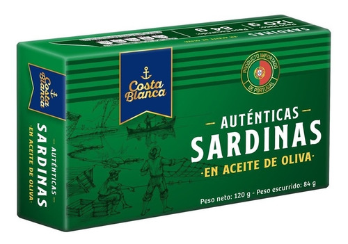 Sardinas En Aceite De Oliva 84g