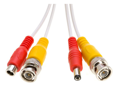Cable De Alimentacion De Video Bnc - 100 Pies Blanco