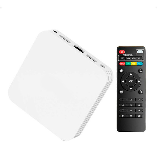 Smart Tv Box Uhd 16gb 2gb Wifi Android 10 Star+ Otec Color Blanco