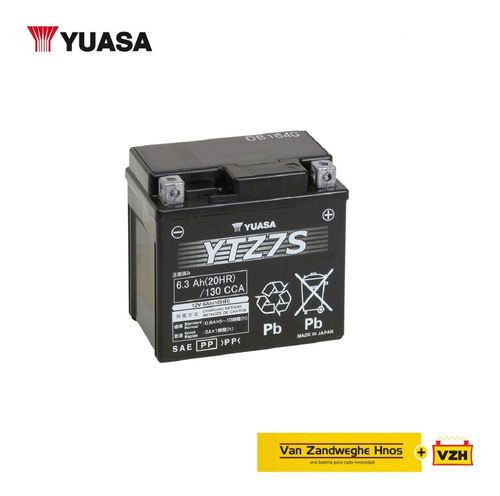 Bateria Moto Gel Agm Yuasa Ytz7s Cbr 1000r