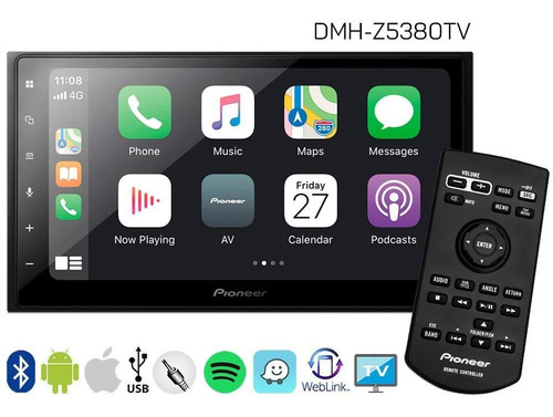 Central Multimídia 6,8 Dmh-z5380tv Com Bluetooth