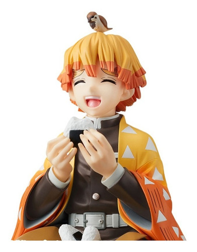 Imagen 4 de 4 de Figura Zenitsu Sentado - Kimetsu No Yaiba