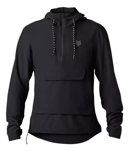 Sudadera Fox Ranger Wind Pullover Negro