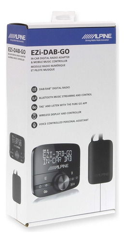 Alpine Interface Para Radio Digital Ezi Go Dab, Negro