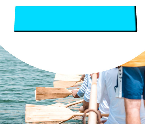 Dragon Boat Paddle Tip Cubierta Protector Anti Azul