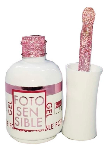 Gel Fotosensible Fantasy Nails 15 Ml Color Rose gold