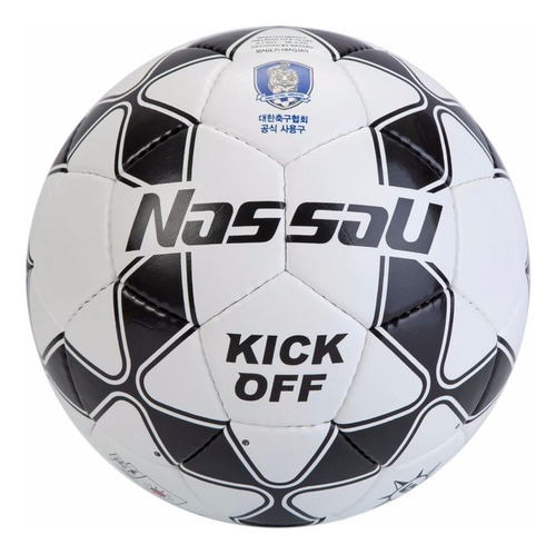 Pelota De Fútbol Nassau Kick Off N°5 Pu Pro Color Negro