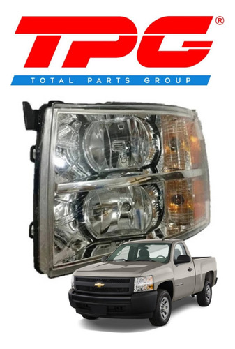 Faro Delanteros Chevrolet Silverado 07-15 Izquerdo Tpg