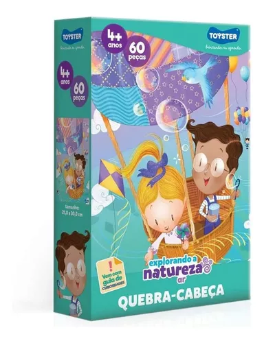 Explorando a Natureza: 4 Elementos - Quebra-cabeça Grandão - 48 peças -  Toyster Brinquedos