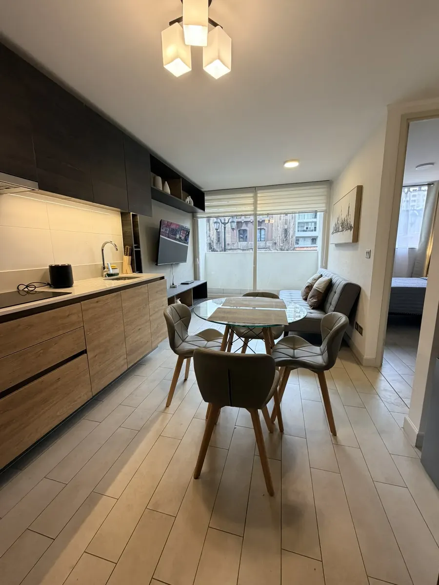 Imagen 1 de 30 de Arriendo Depto Amoblado 2 Dorm 2 Baños Bod Metro Santa Lucia