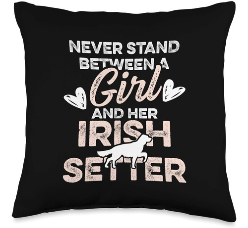 Irish Setters Decor Dog Lover Gear  Cojín, 16 X 16, Mu...