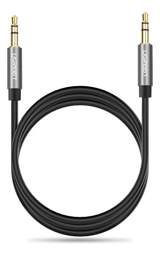 Cable de audio auxiliar P2 macho Ugreen de 3,5 mm, 2 metros, negro